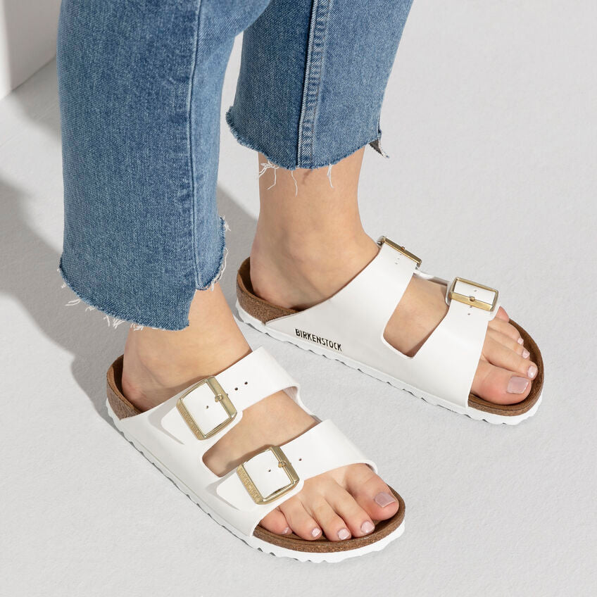 Arizona Classic Footbed : White Patent