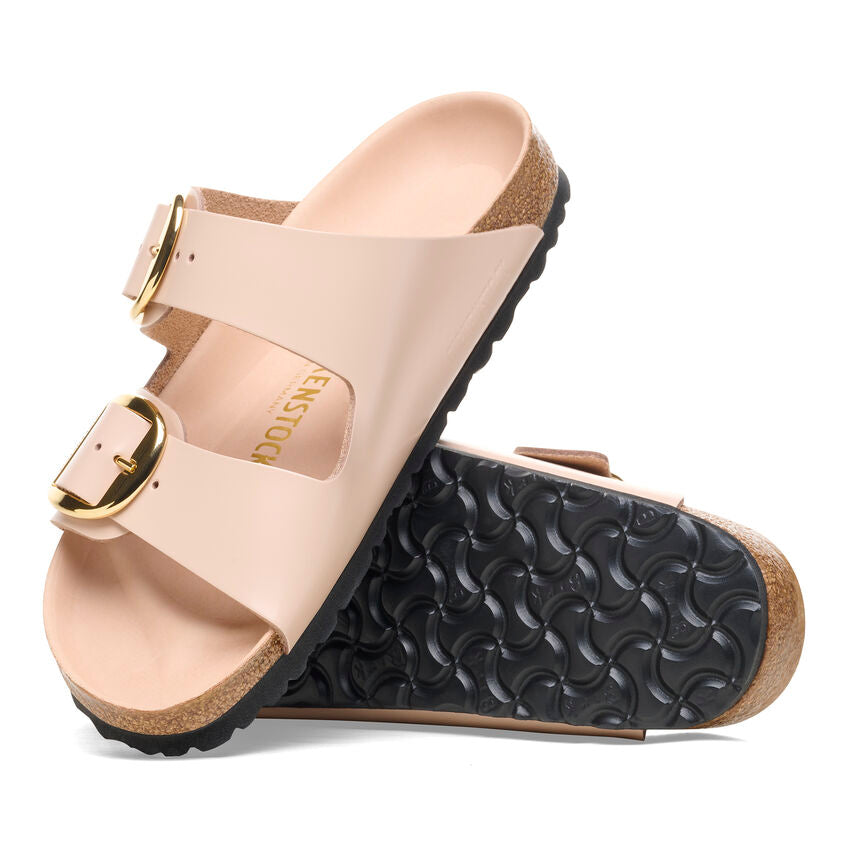 Arizona Classic Footbed : Big Buckle High Shine Beige