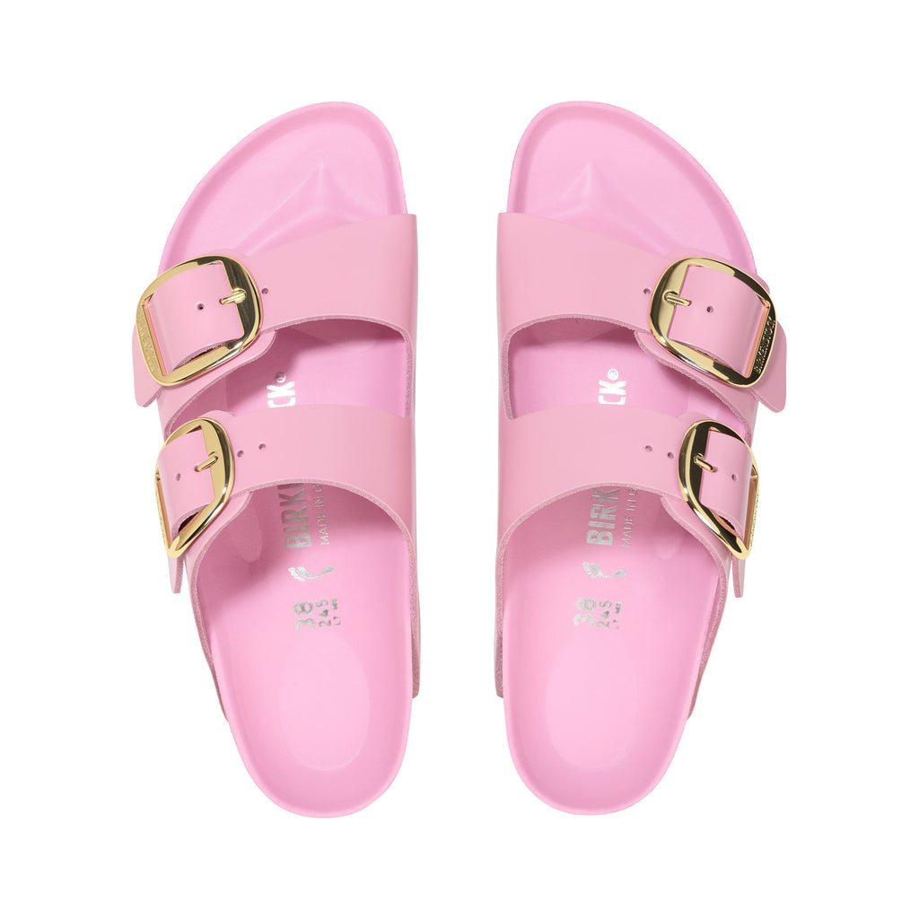 Arizona Big Buckle High Shine Fondant Pink Natural Leather Patent