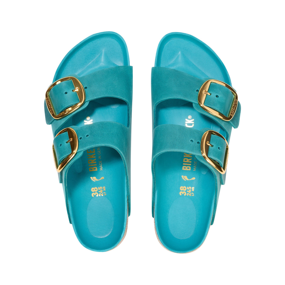 Arizona Big Buckle Biscay Bay Oiled Leather