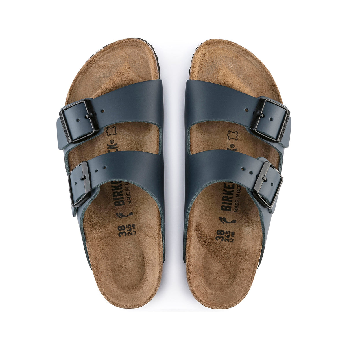 Arizona Blue Smooth Leather