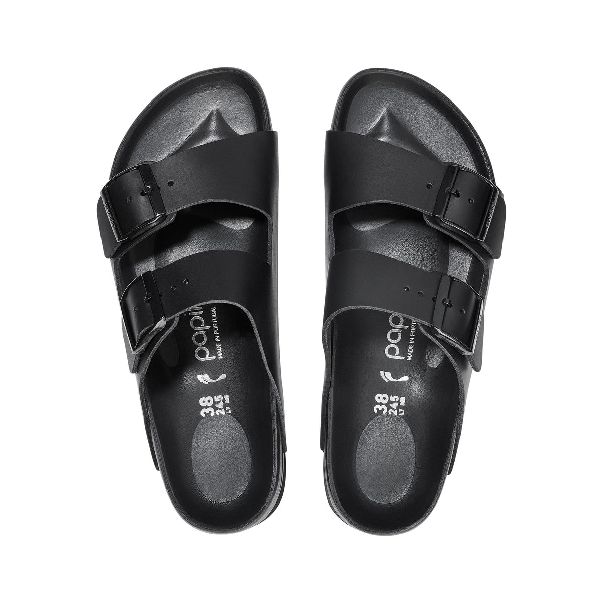 Arizona Exquisite Flex Platform Black Smooth Leather