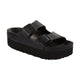 Arizona Exquisite Platform Black Natural Leather