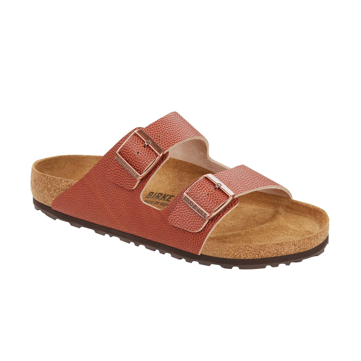 Arizona Ginger Brown Embossed Natural Leather