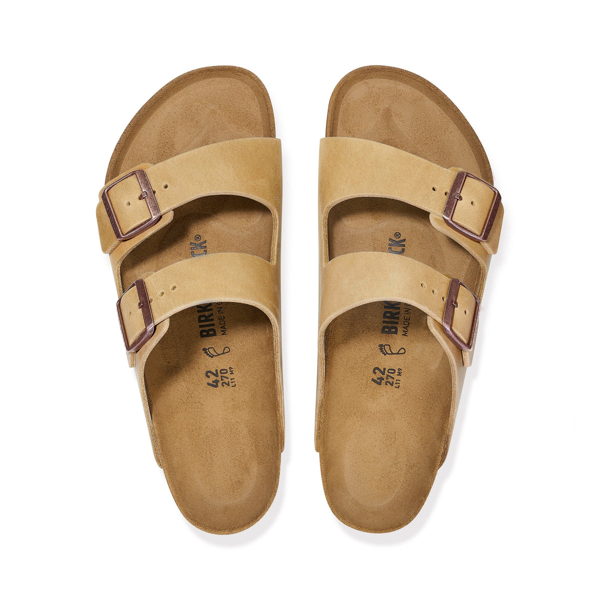 Arizona Tabacco Brown Oiled Leather