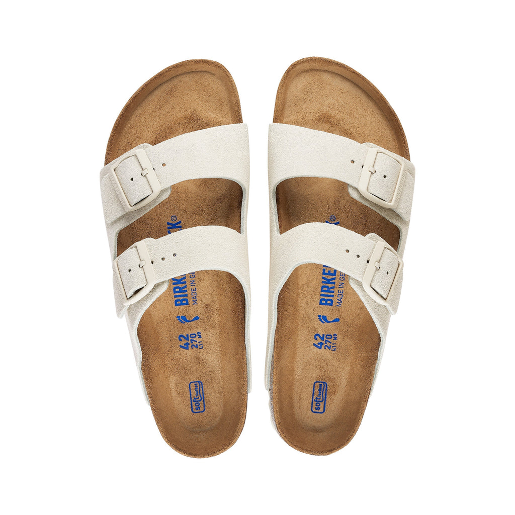 Arizona SFB Antique White Suede Leather