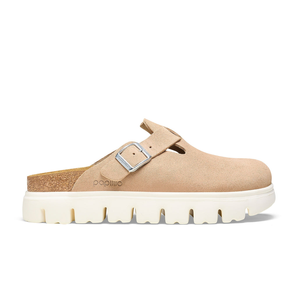 Boston Chunky Warm Sand Suede Leather