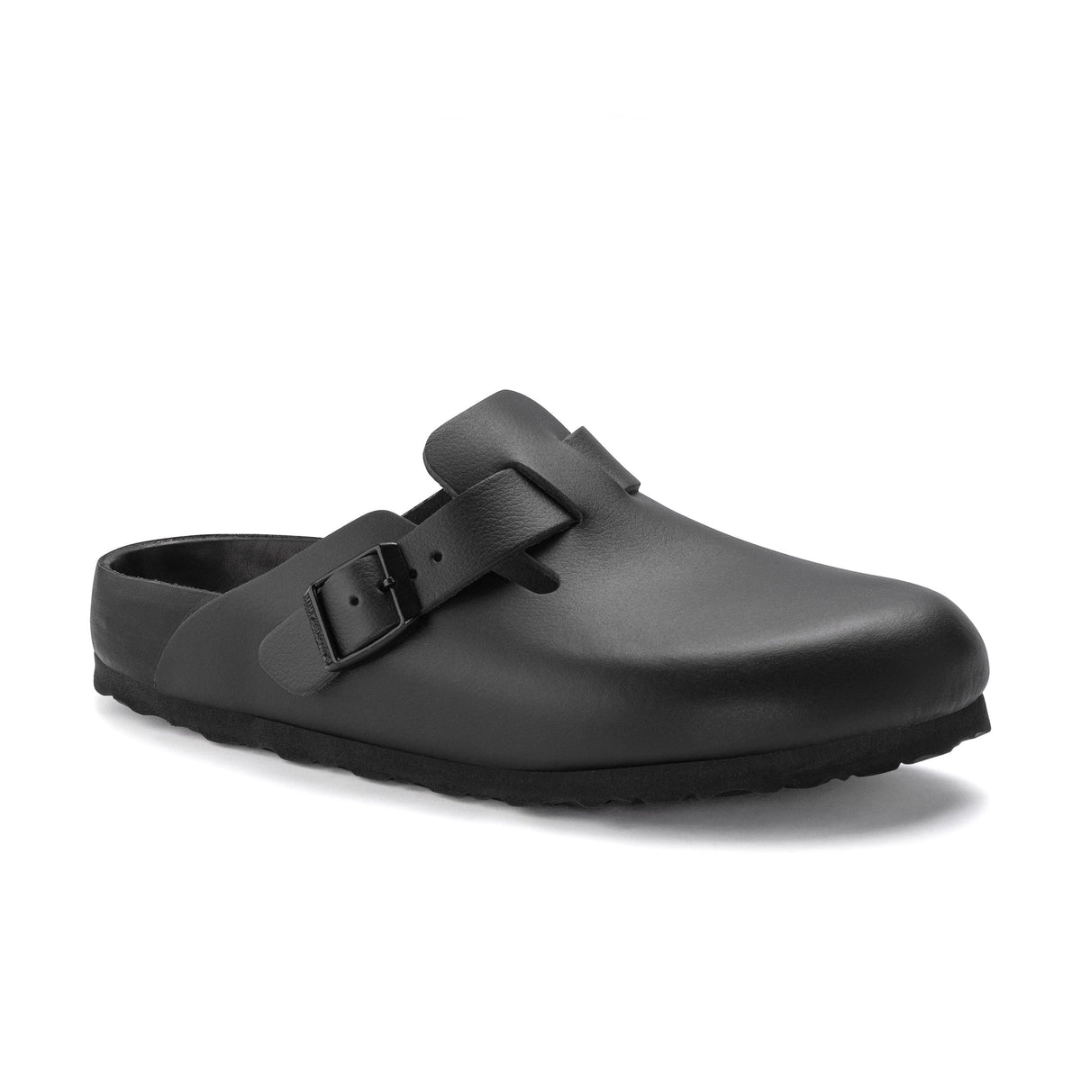 Boston Exquisite Black Natural Leather