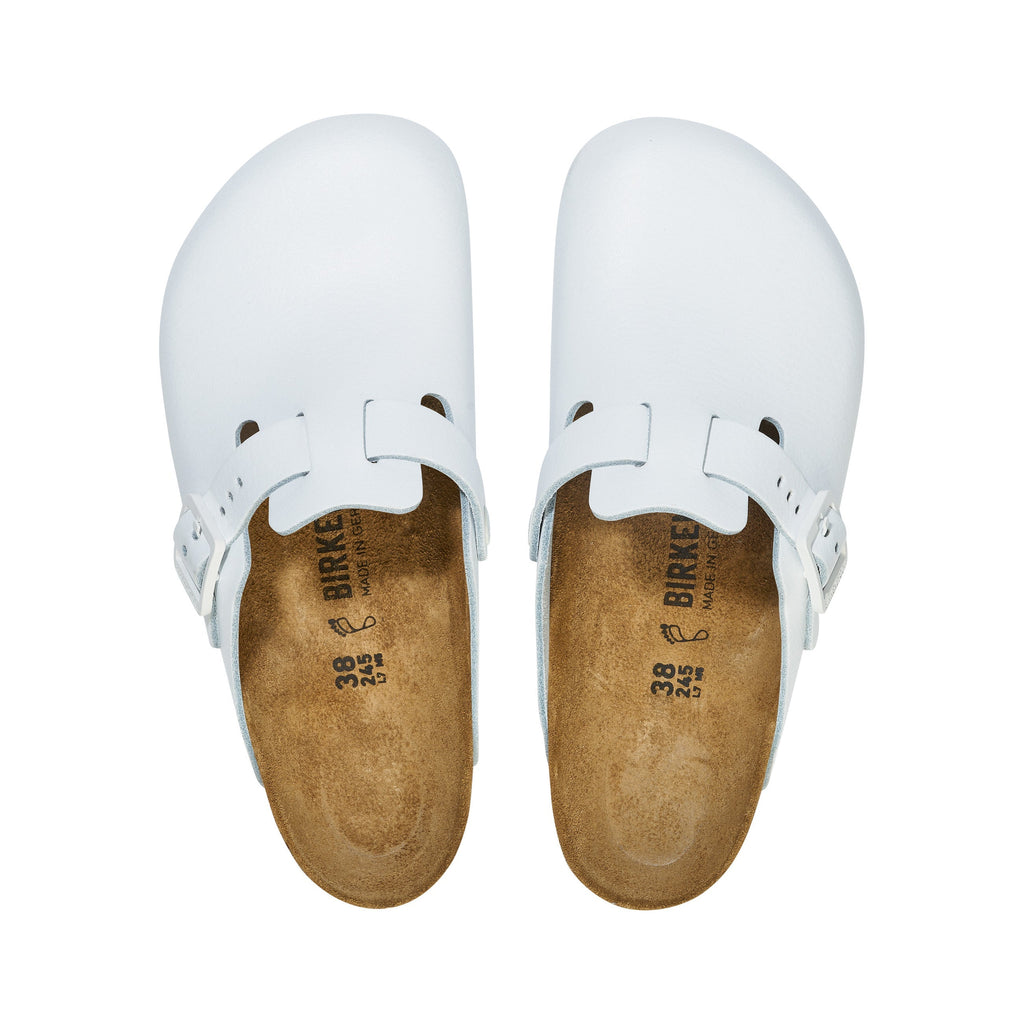 Boston Pro White PU Coated Natural Leather