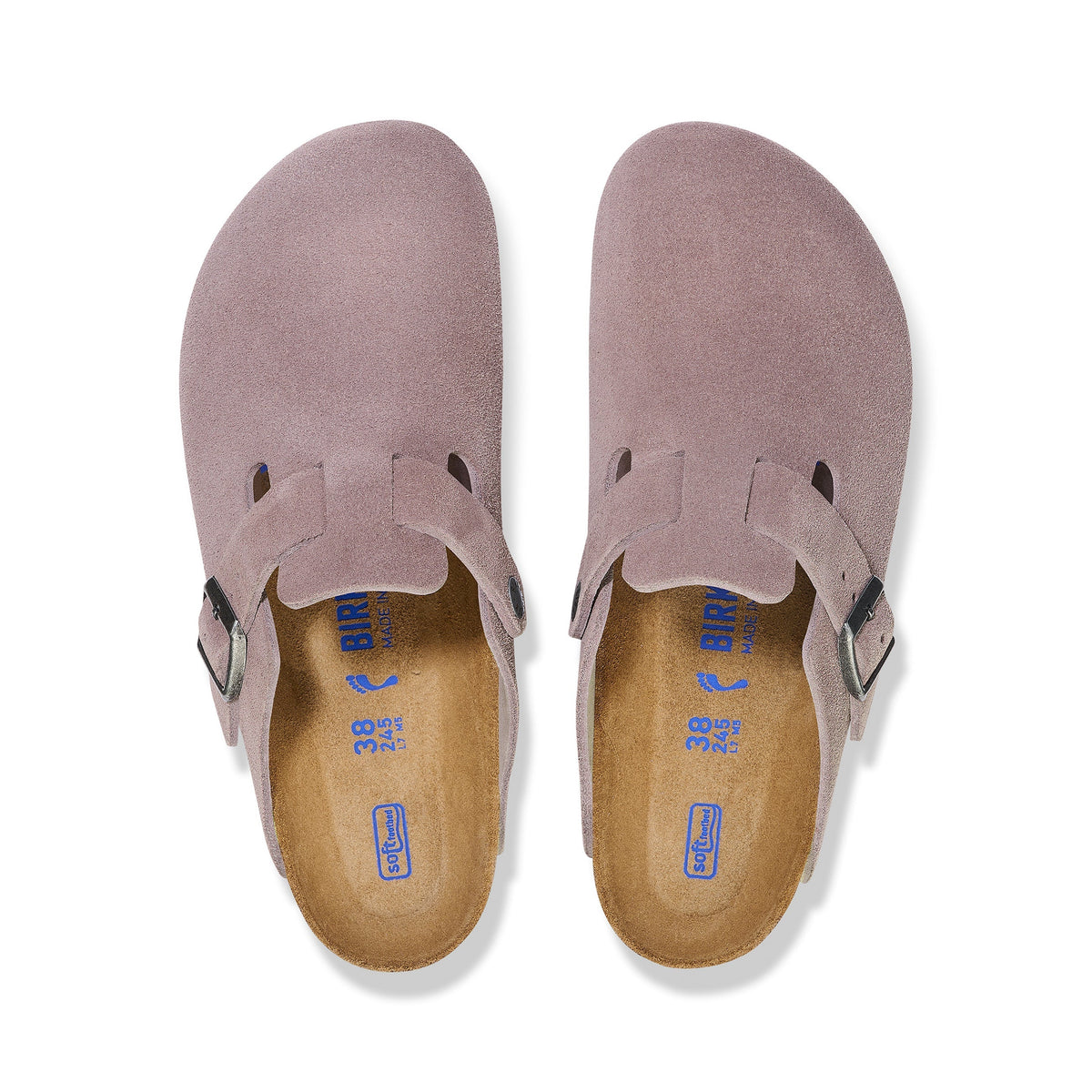 Boston SFB Suede Leather Faded Purple