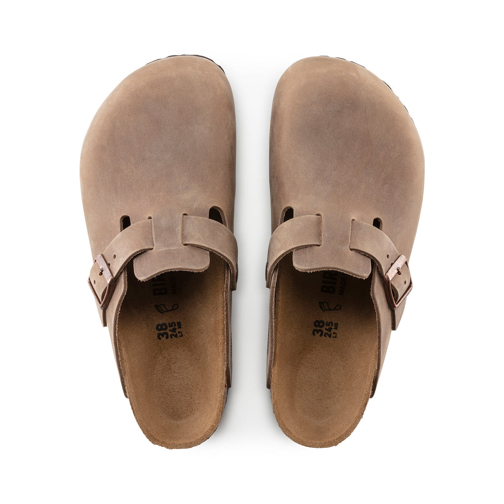 Boston Tabacco Brown Oiled Leather
