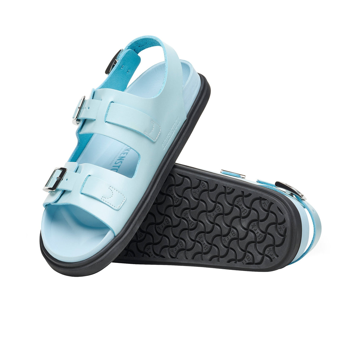 Cannes Mineral Blue Natural Leather