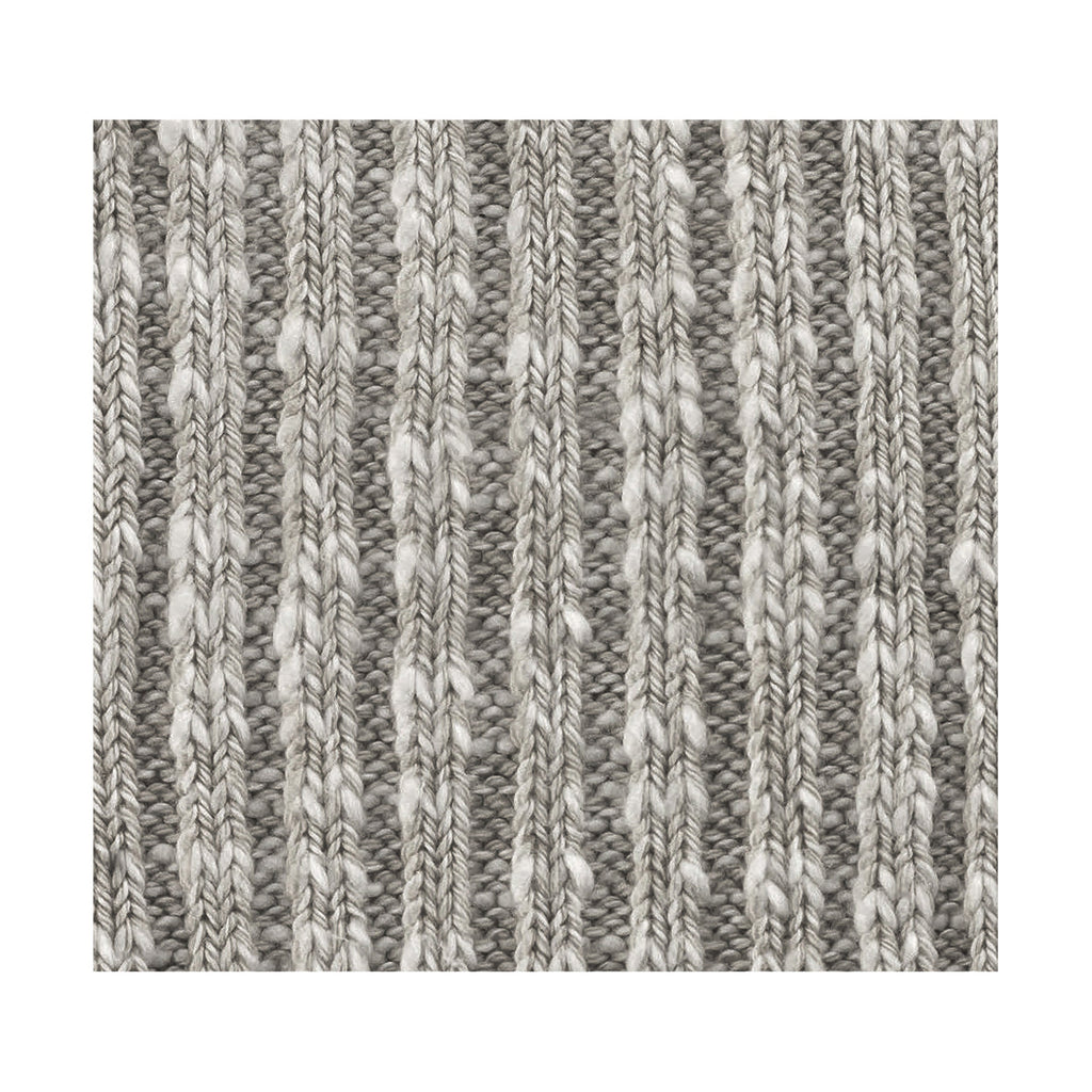 Cotton Slub Grey White