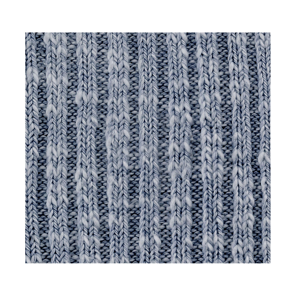 Cotton Slub Blue White