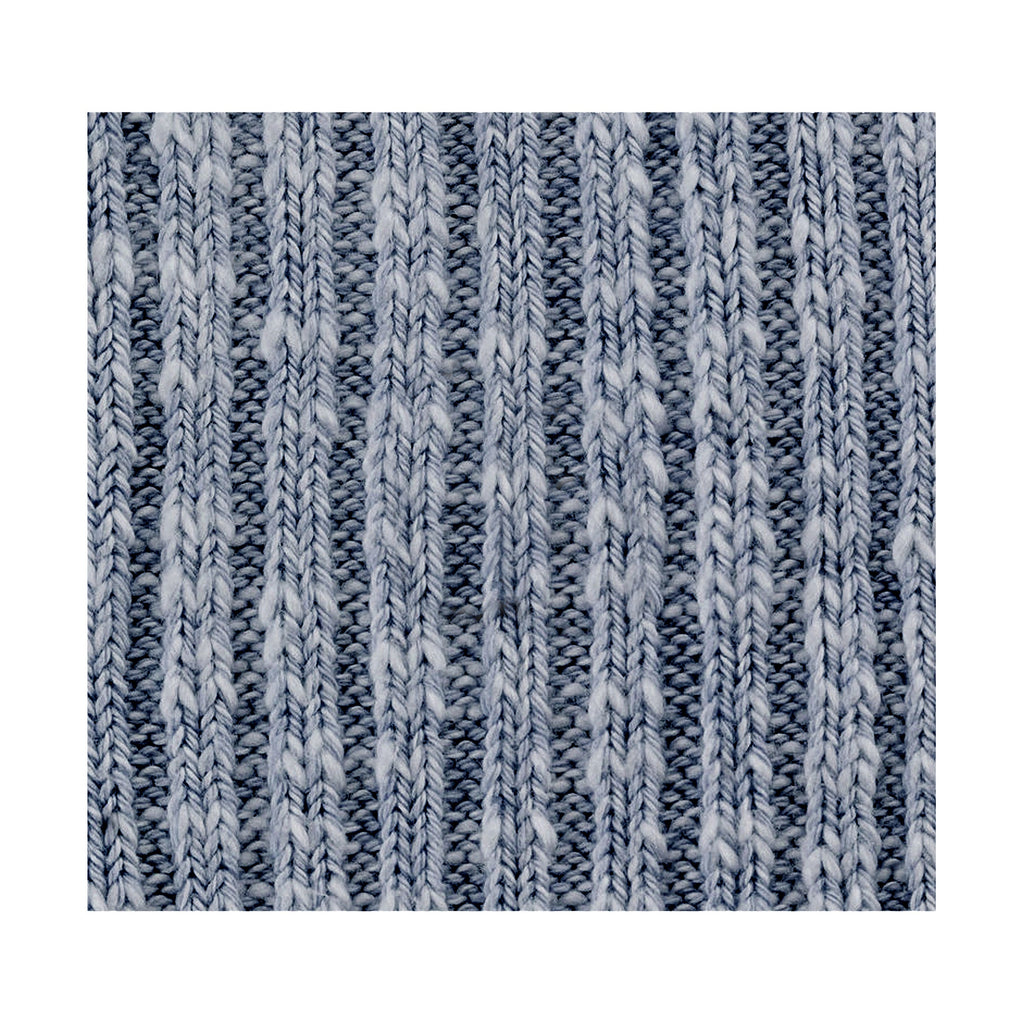 Cotton Slub Blue White