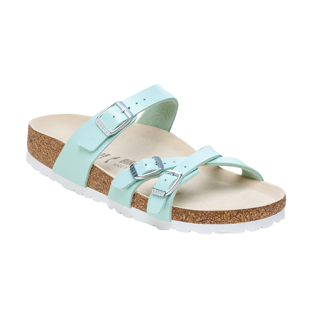 Franca Shiny Surf Green Embossed Birko-Flor