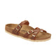 Franca Braided Cognac Oiled Leather