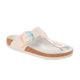 Gizeh Big Buckle Ombre Light Rose Smooth Leather