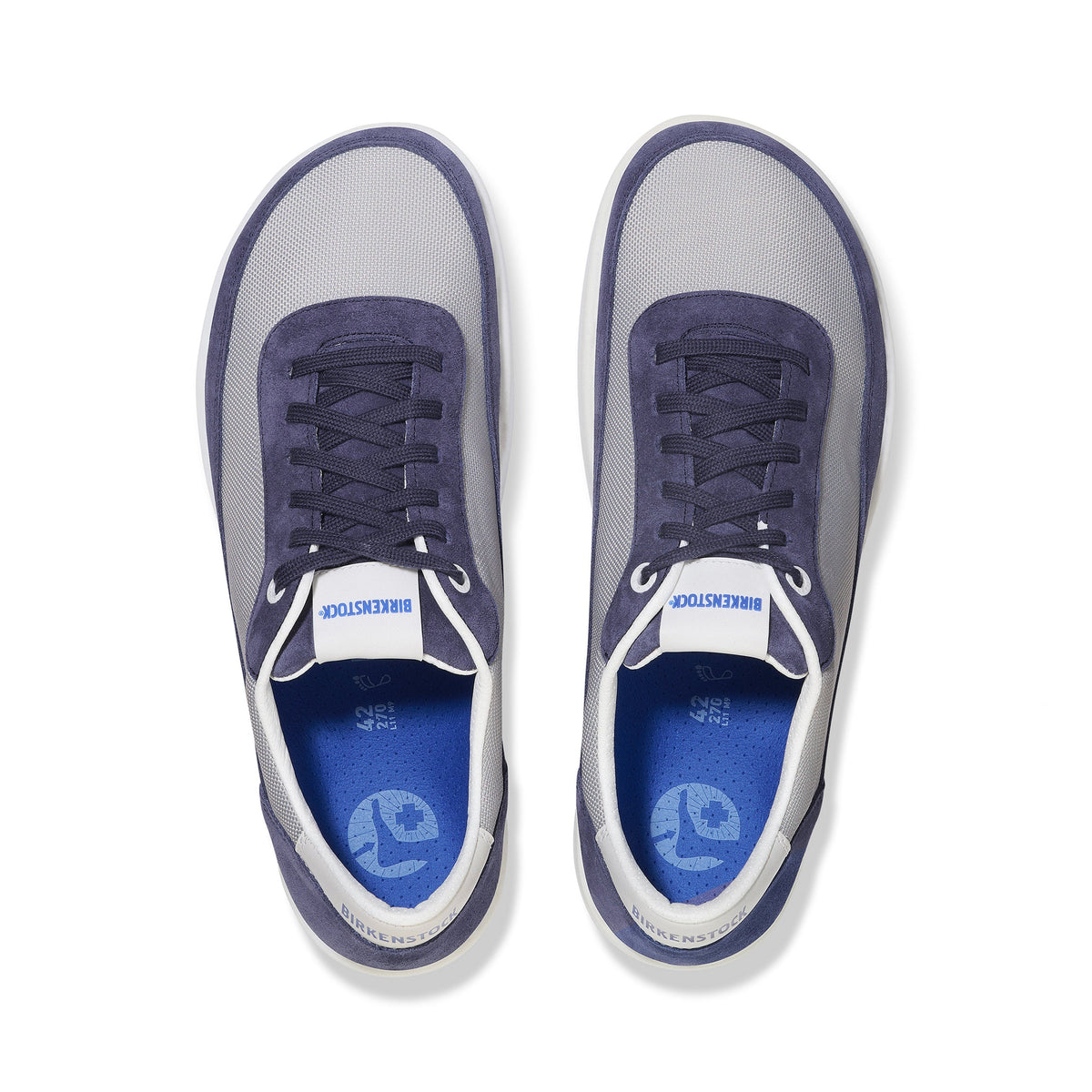 Honnef City Indigo/Stone Coin Nylon Mesh/Suede Leather