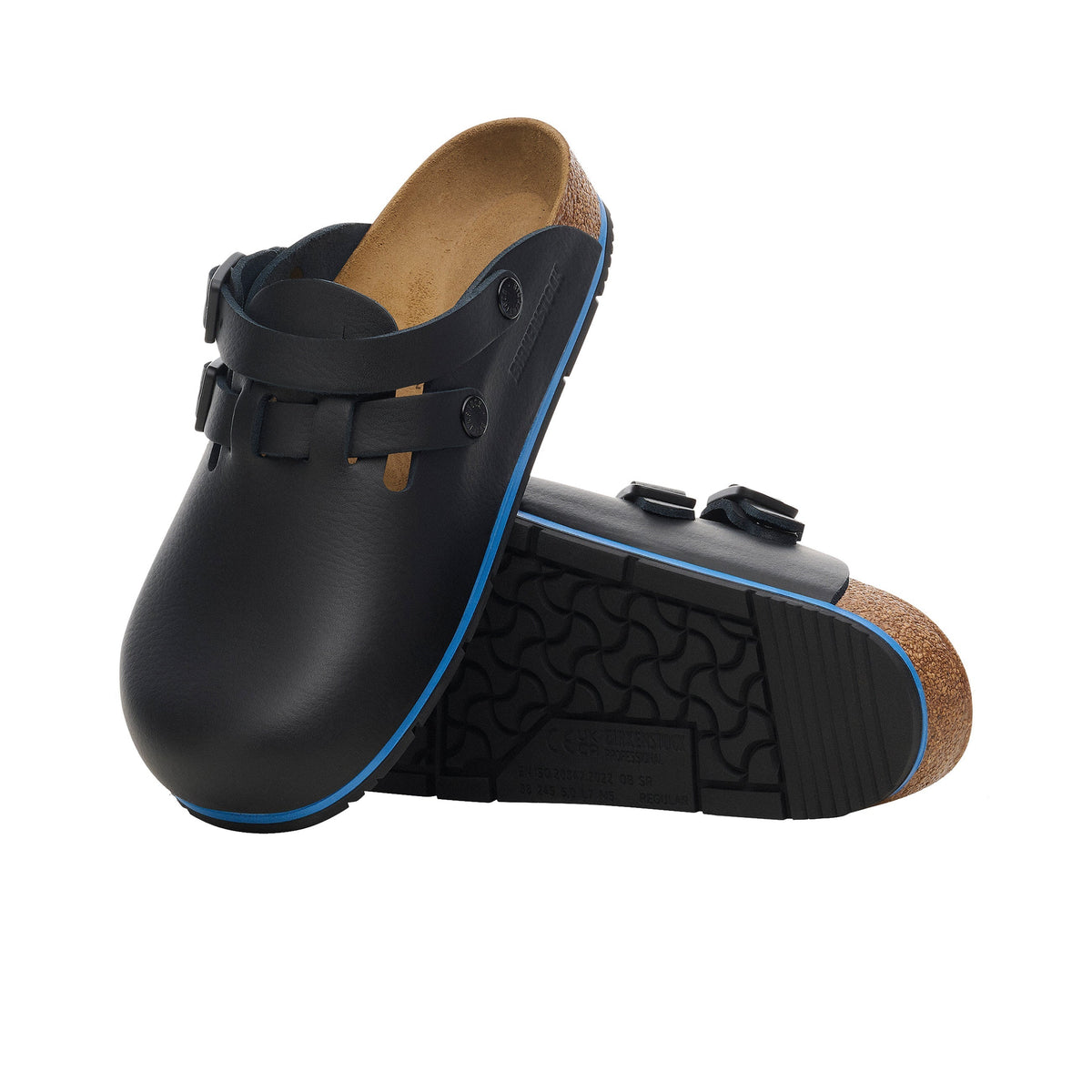 Kay Pro Black PU Coated Natural Leather
