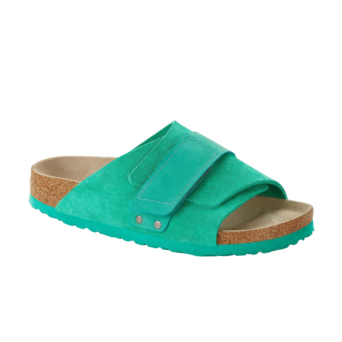 Kyoto Bold Green Suede/Nubuck Leather