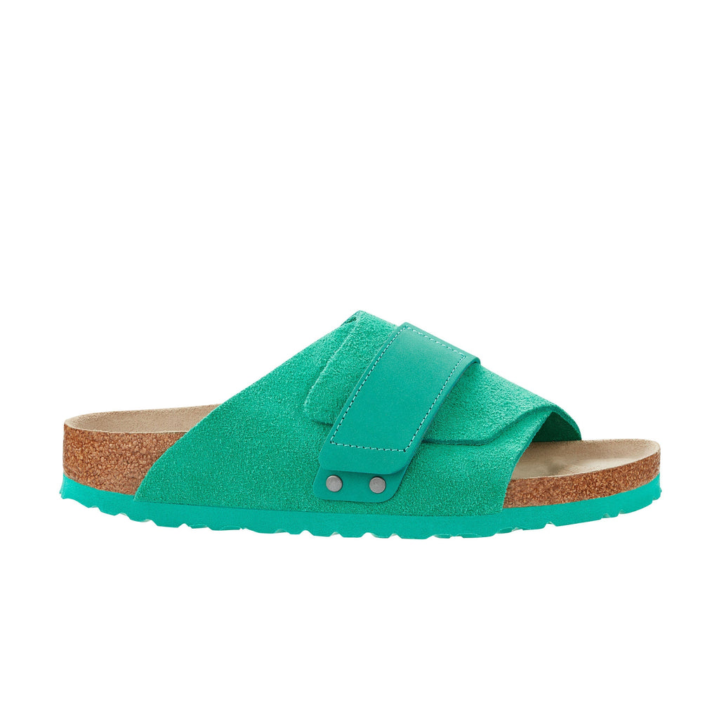 Kyoto Bold Green Suede/Nubuck Leather