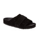 Kyoto Exquisite Black Suede Leather