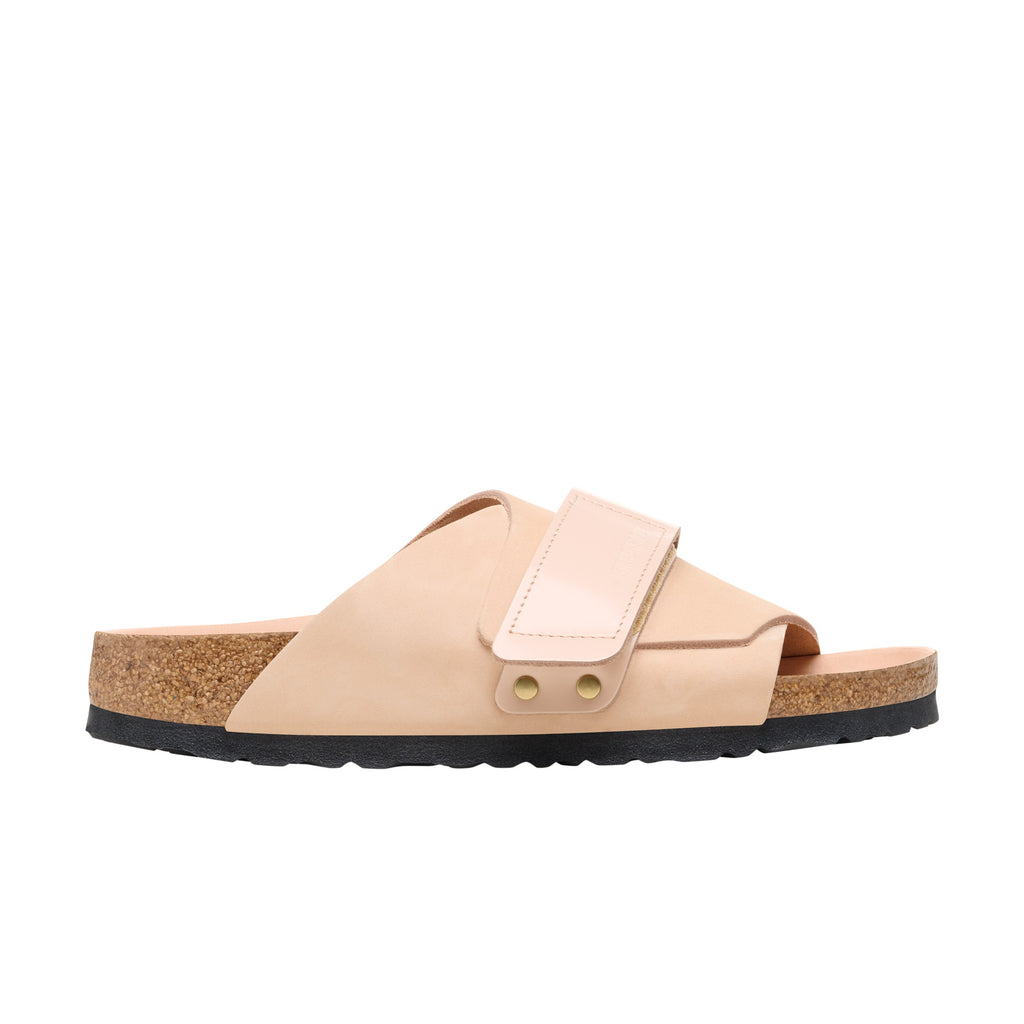 Kyoto High Shine New Beige Nubuck Leather
