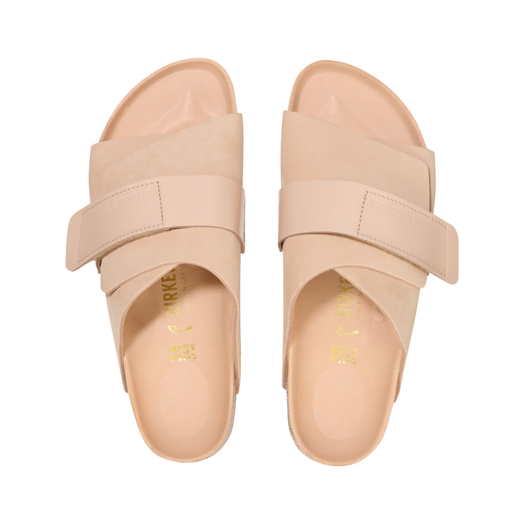Kyoto High Shine New Beige Nubuck Leather