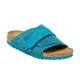Kyoto Deep Turquoise Suede/Nubuck Leather