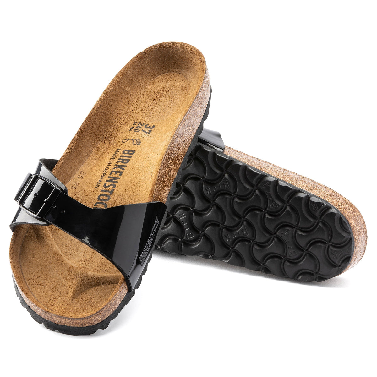 Madrid Black Patent Birko-Flor