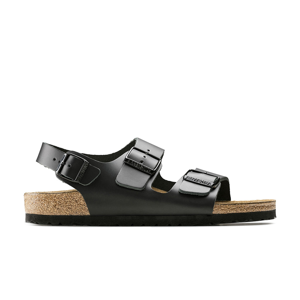 Milano Black Smooth Leather