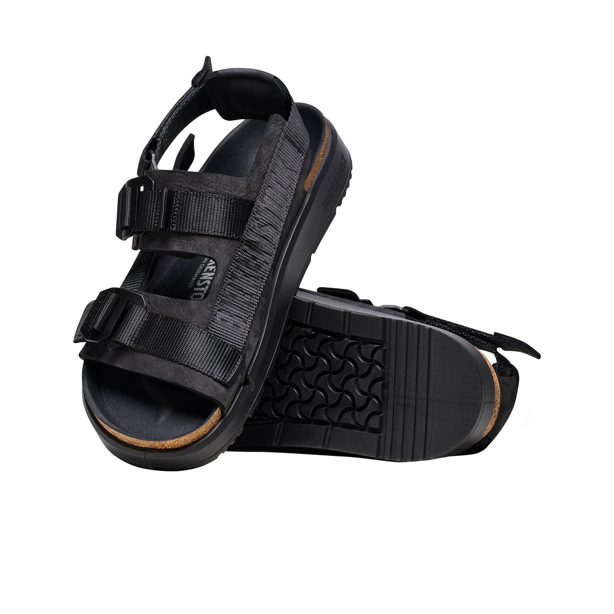 Shinjuku Black Natural Leather/Textile