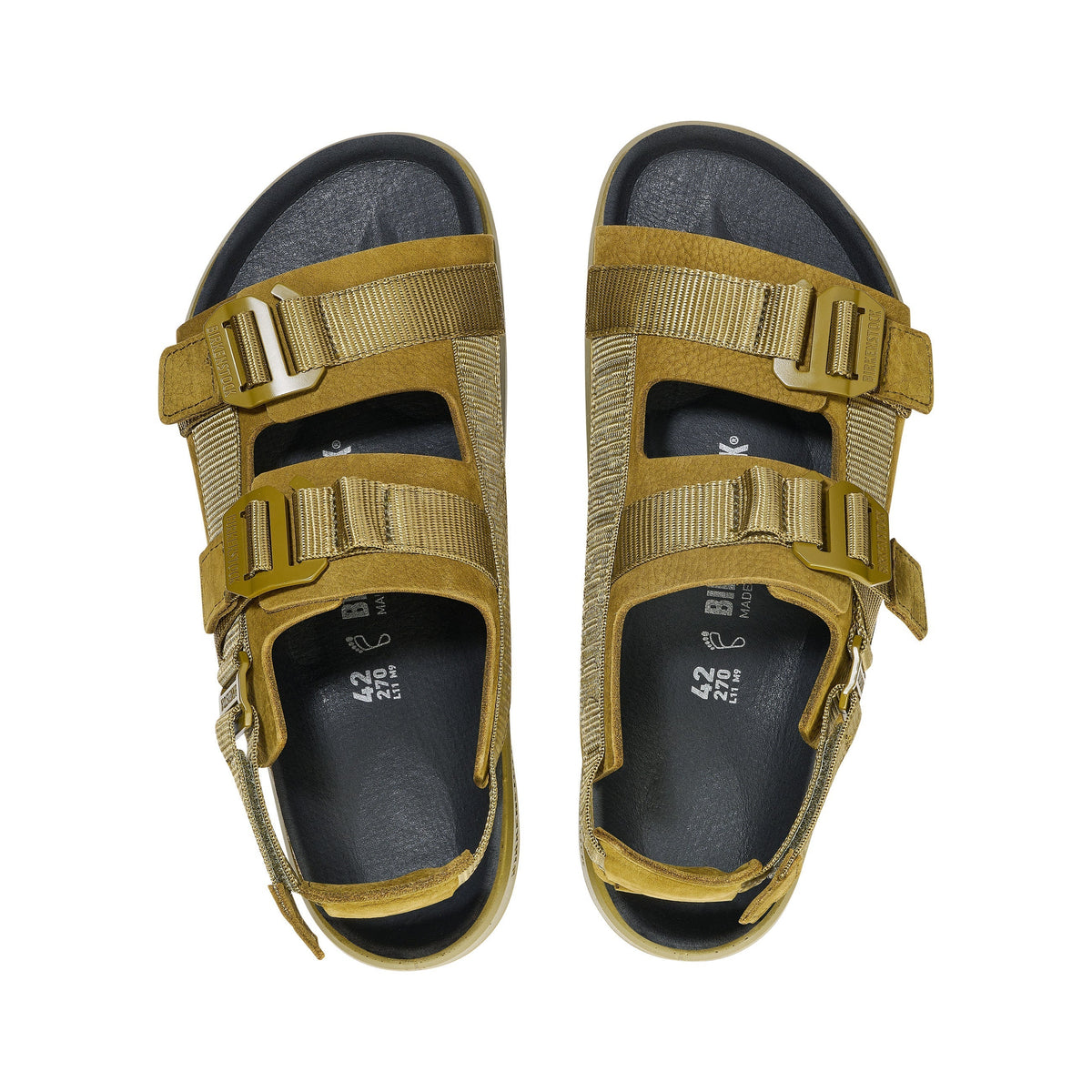 Shinjuku Pine Green Nubuck Leather/Textile