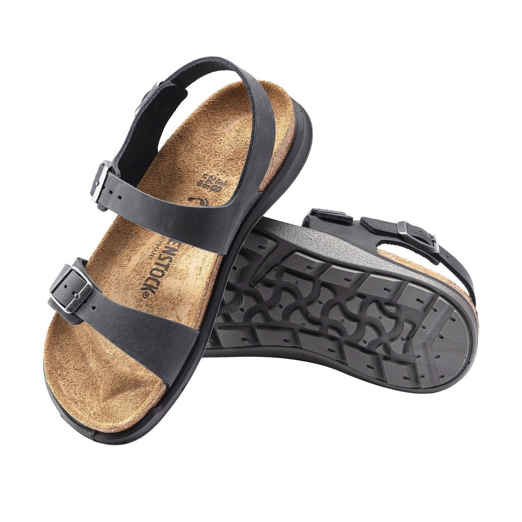 Sonora Cross Town Arctic Black Waxy Leather