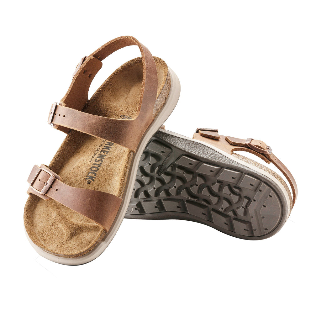 Sonora Cross Town Arctic Ginger Brown Waxy Leather