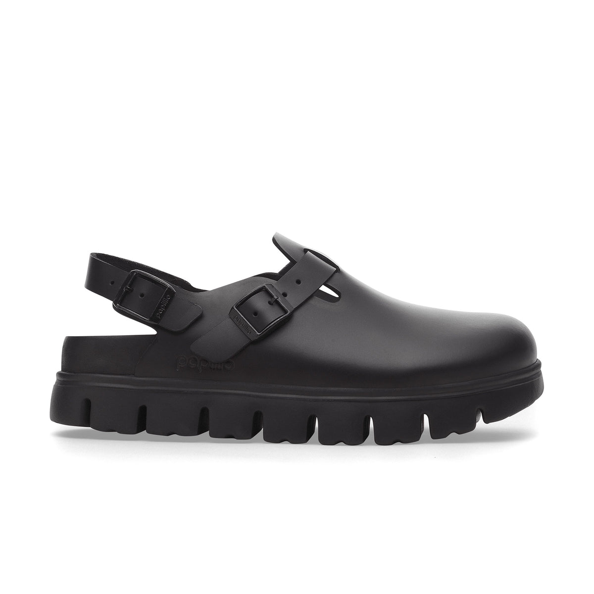 Tokio Chunky Exquisite Smooth Leather Black