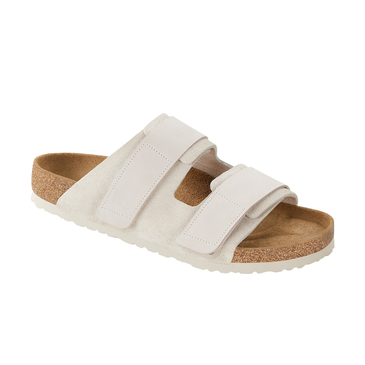 Uji Antique White Suede/Nubuck Leather