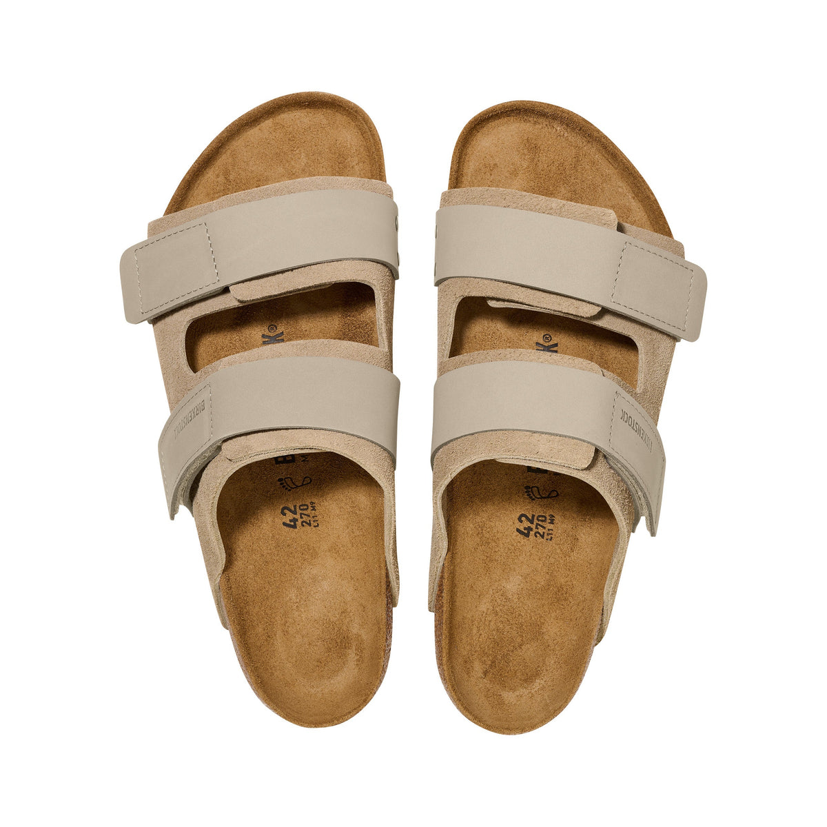 Uji Taupe Suede/Nubuck Leather
