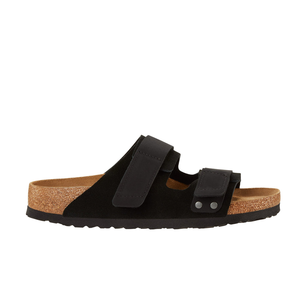 Uji Black Suede/Nubuck Leather
