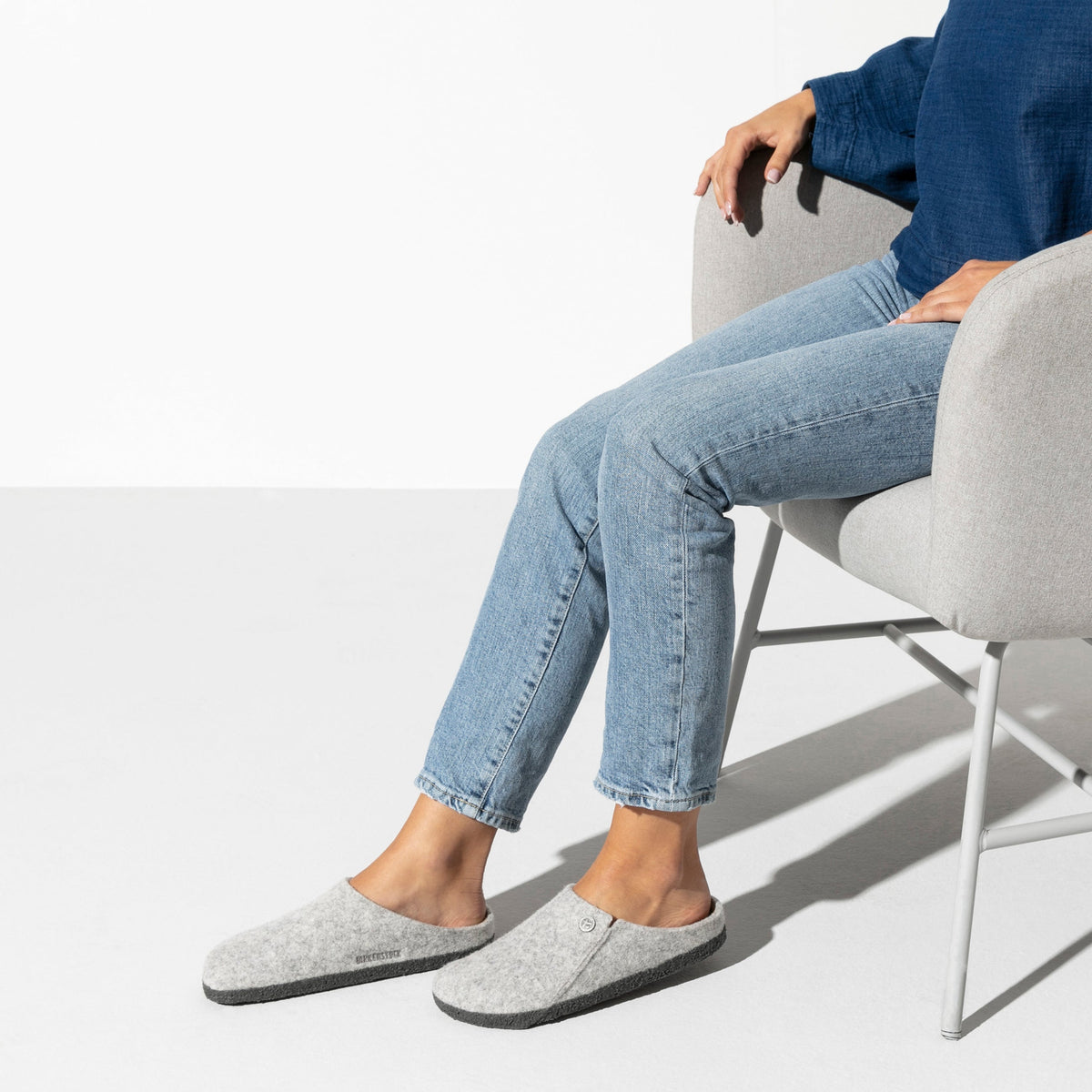 Zermatt Light Grey Wool Felt