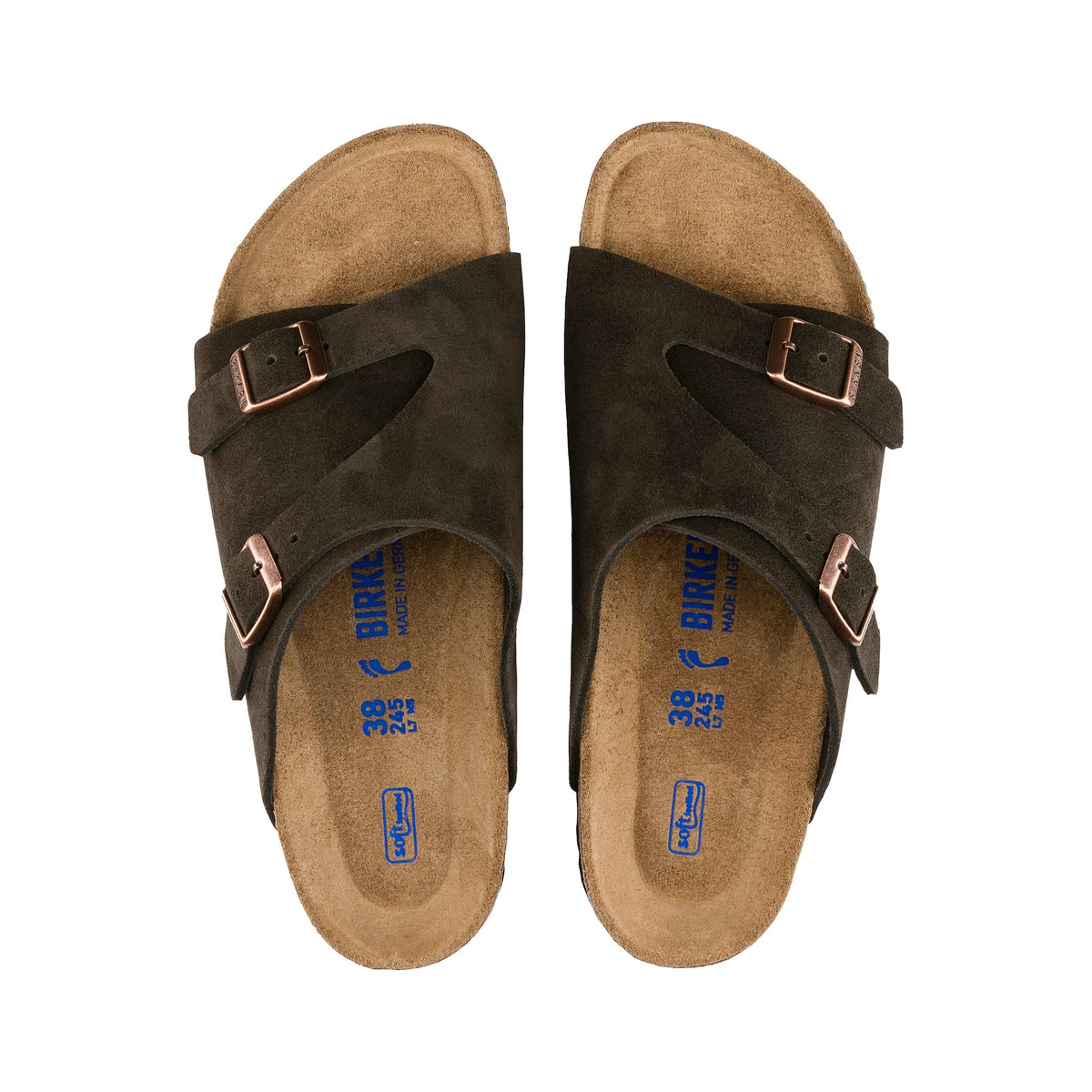 Zurich SFB Mocca Suede Leather