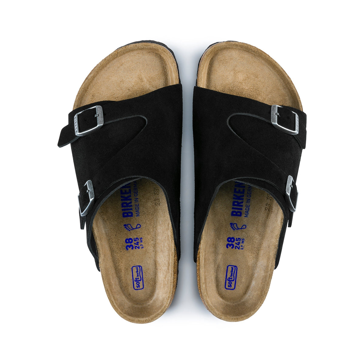 Zurich SFB Black Suede Leather