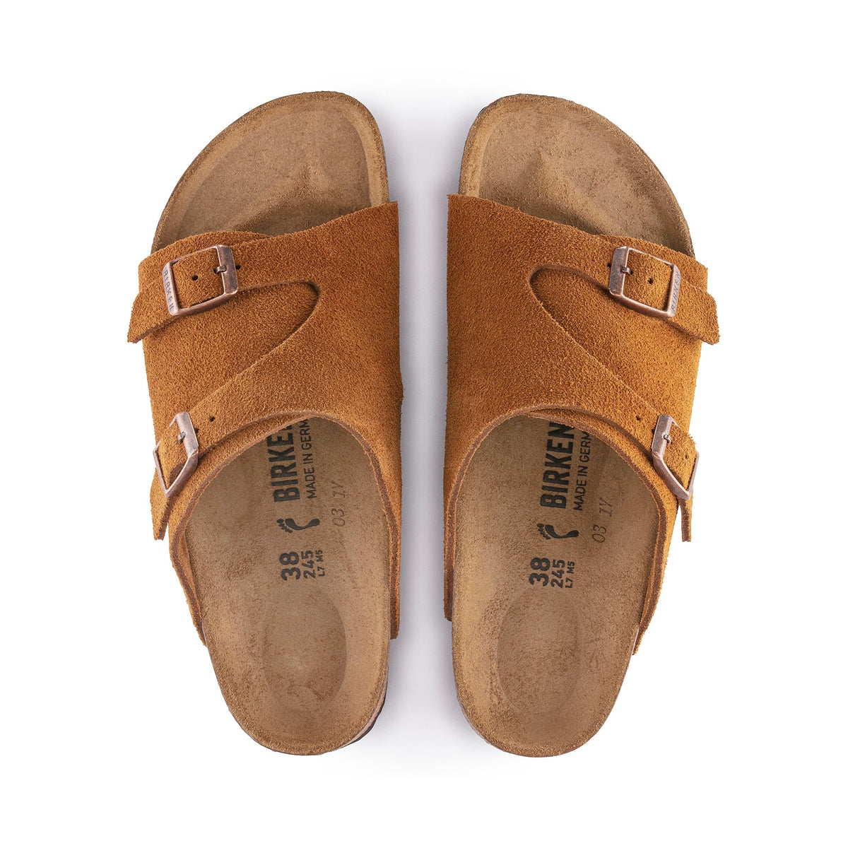 Zurich Mink Suede Leather