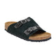 Zurich Tech Black Suede Leather